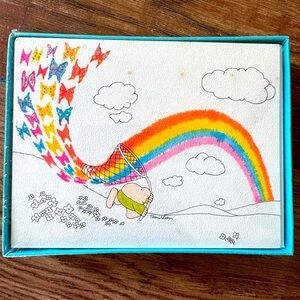 Ziggy rainbow into butterfly cards